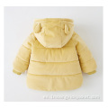 Chaqueta de plumón infantil gruesa